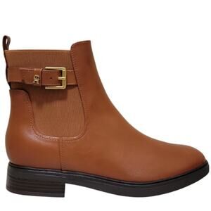 NEW Tommy Hilfiger Women's Baylon Casual Chelsea Booties Natural 11M Round Toe